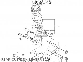 REAR CUSHION LEVER (E33) - GSXR600 2011 (L1) USA (E03)