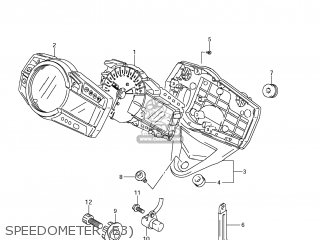 SPEEDOMETER (E3) - GSXR600 2011 (L1) USA (E03)