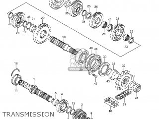 TRANSMISSION - GSXR600 2011 (L1) USA (E03)