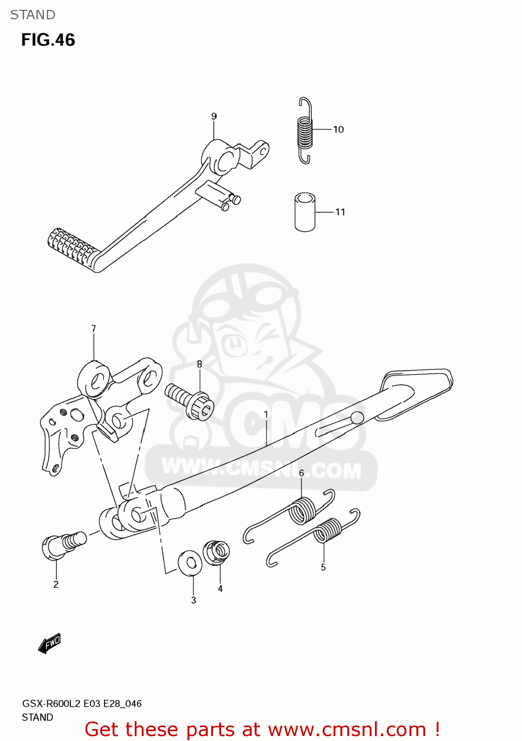 STAND GSXR600 2012 (L2) USA (E03)