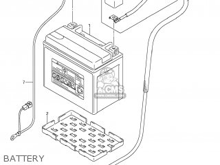 BATTERY - GSXR600 2012 (L2) USA (E03)