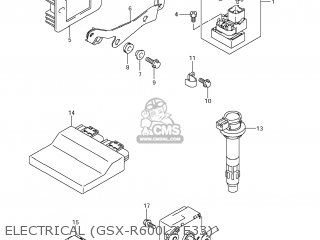 ELECTRICAL (GSX-R600L2 E33) - GSXR600 2012 (L2) USA (E03)