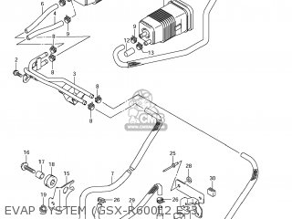 EVAP SYSTEM (GSX-R600L2 E33) - GSXR600 2012 (L2) USA (E03)