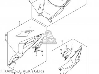 FRAME COVER (GLR) - GSXR600 2012 (L2) USA (E03)