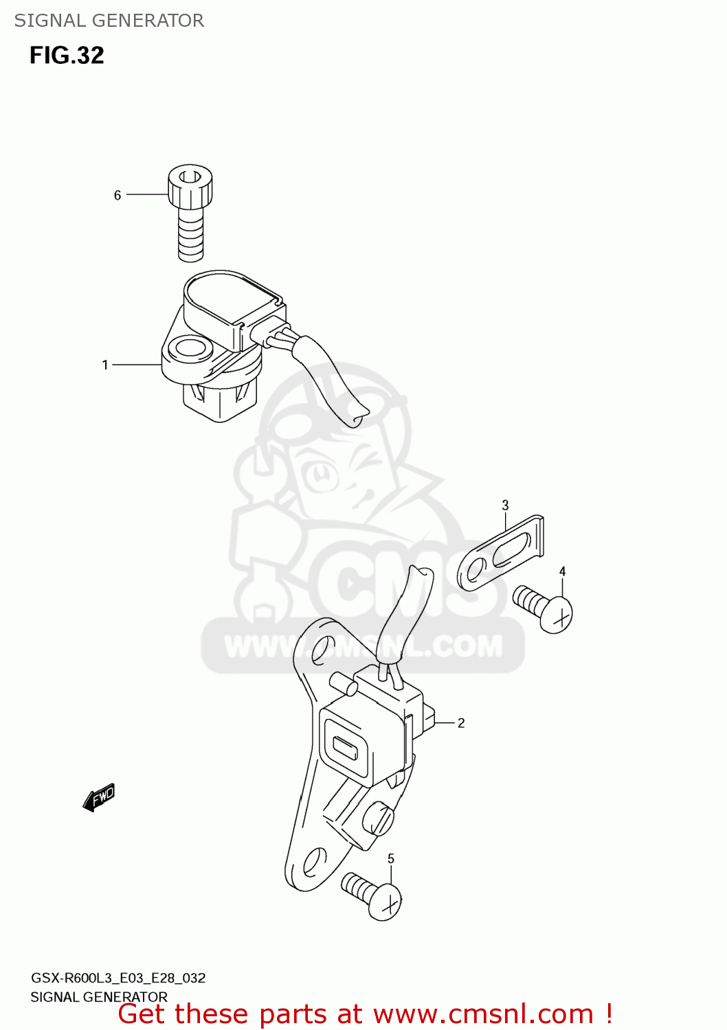 SIGNAL GENERATOR GSXR600 2013 (L3) USA (E03)