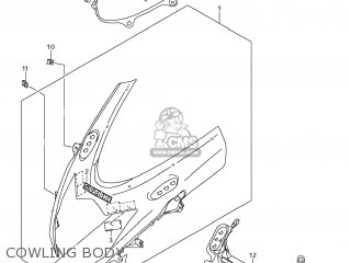 COWLING BODY - GSXR600 2013 (L3) USA (E03)