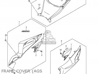 FRAME COVER (AGS - GSXR600 2013 (L3) USA (E03)