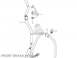 FRONT BRAKE HOSE - GSXR600 2013 (L3) USA (E03)