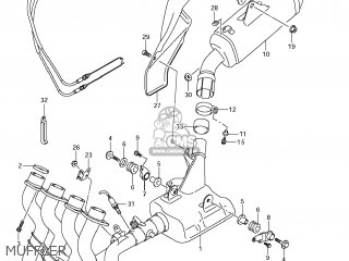 MUFFLER - GSXR600 2013 (L3) USA (E03)