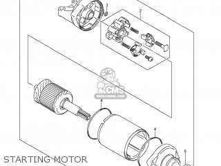 STARTING MOTOR - GSXR600 2013 (L3) USA (E03)