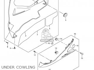 UNDER COWLING - GSXR600 2013 (L3) USA (E03)