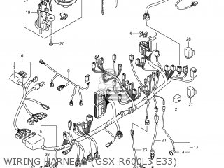 WIRING HARNESS (GSX-R600L3 E33) - GSXR600 2013 (L3) USA (E03)