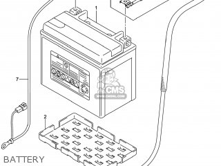 BATTERY - GSXR600 2014 (L4) USA (E03)