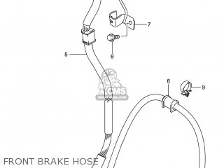 FRONT BRAKE HOSE - GSXR600 2014 (L4) USA (E03)