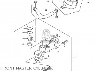 FRONT MASTER CYLINDER - GSXR600 2014 (L4) USA (E03)