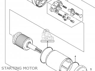 STARTING MOTOR - GSXR600 2014 (L4) USA (E03)