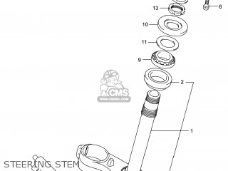 STEERING STEM - GSXR600 2014 (L4) USA (E03)