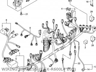 WIRING HARNESS (GSX-R600L4 E03) - GSXR600 2014 (L4) USA (E03)