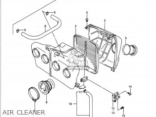 AIR CLEANER - GSXR600W 1992 (N) USA (E03)