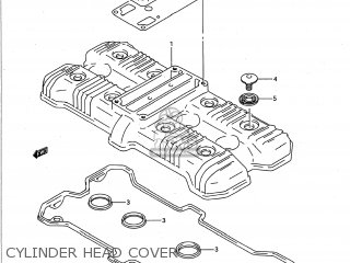 CYLINDER HEAD COVER - GSXR600W 1992 (N) USA (E03)