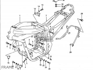 FRAME - GSXR600W 1992 (N) USA (E03)