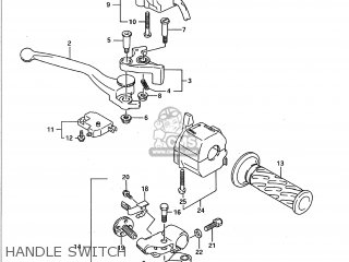 HANDLE SWITCH - GSXR600W 1992 (N) USA (E03)