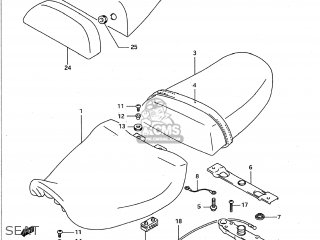 SEAT - GSXR600W 1992 (N) USA (E03)