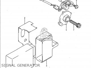 SIGNAL GENERATOR - GSXR600W 1992 (N) USA (E03)