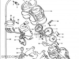 SPEEDOMETER - GSXR600W 1992 (N) USA (E03)
