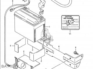 BATTERY - GSXR600W 1993 (P) USA (E03)
