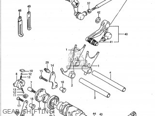 GEAR SHIFTING - GSXR600W 1993 (P) USA (E03)