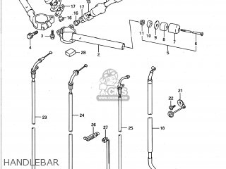 HANDLEBAR - GSXR600W 1993 (P) USA (E03)