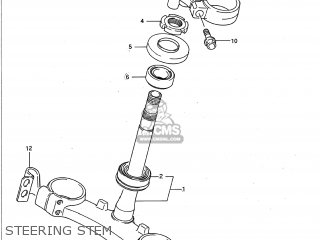 STEERING STEM - GSXR600W 1993 (P) USA (E03)