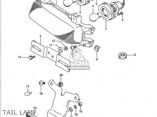 TAIL LAMP - GSXR600W 1993 (P) USA (E03)