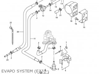 EVAPO SYSTEM (E33) - GSXR600X 2004 (K4) USA (E03)