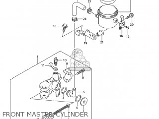 FRONT MASTER CYLINDER - GSXR600X 2004 (K4) USA (E03)