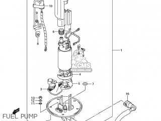 FUEL PUMP - GSXR600X 2004 (K4) USA (E03)