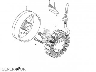 GENERATOR - GSXR600X 2004 (K4) USA (E03)