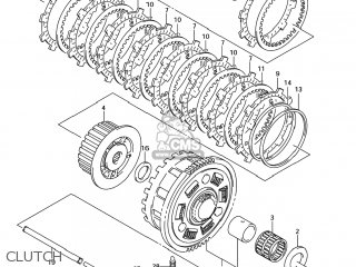 CLUTCH - GSXR600X 2005 (K5) USA (E03)