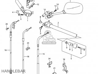 HANDLEBAR - GSXR600X 2005 (K5) USA (E03)