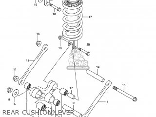 REAR CUSHION LEVER - GSXR600X 2005 (K5) USA (E03)