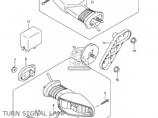 TURN SIGNAL LAMP - GSXR600X 2005 (K5) USA (E03)