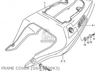 FRAME COVER (GSX-R600K3) - GSXR600Z 2001 (K1) USA (E03)