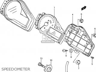 SPEEDOMETER - GSXR600Z 2001 (K1) USA (E03)