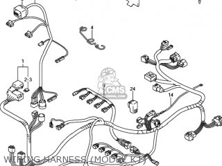 WIRING HARNESS (MODEL K1) - GSXR600Z 2001 (K1) USA (E03)