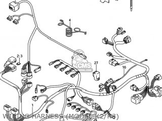 WIRING HARNESS (MODEL K2/K3) - GSXR600Z 2002 (K2) USA (E03)
