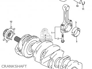 CRANKSHAFT - GSXR600Z 2003 (K3) USA (E03)