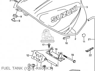 FUEL TANK (GSX-R600K3) - GSXR600Z 2003 (K3) USA (E03)
