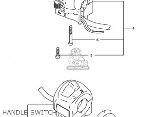HANDLE SWITCH - GSXR600Z 2003 (K3) USA (E03)
