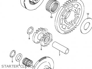 STARTER CLUTCH - GSXR600Z 2003 (K3) USA (E03)